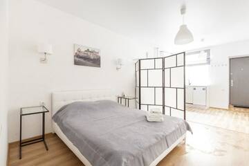 Бюджетный двухместный номер с 1 кроватью - Цокольный этаж в  Apart Hotel Rishelye